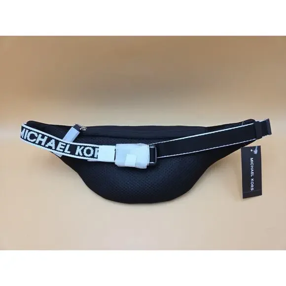 Michael Kors Men's Malone Nylon Belt Bag Black One Size